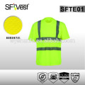 hi vis workwear protective clothing safety t-shirt 3m high visibility tape work clothing